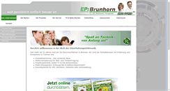 Desktop Screenshot of epbrunhorn.de