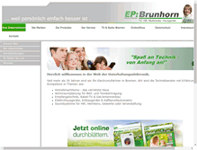 Tablet Screenshot of epbrunhorn.de